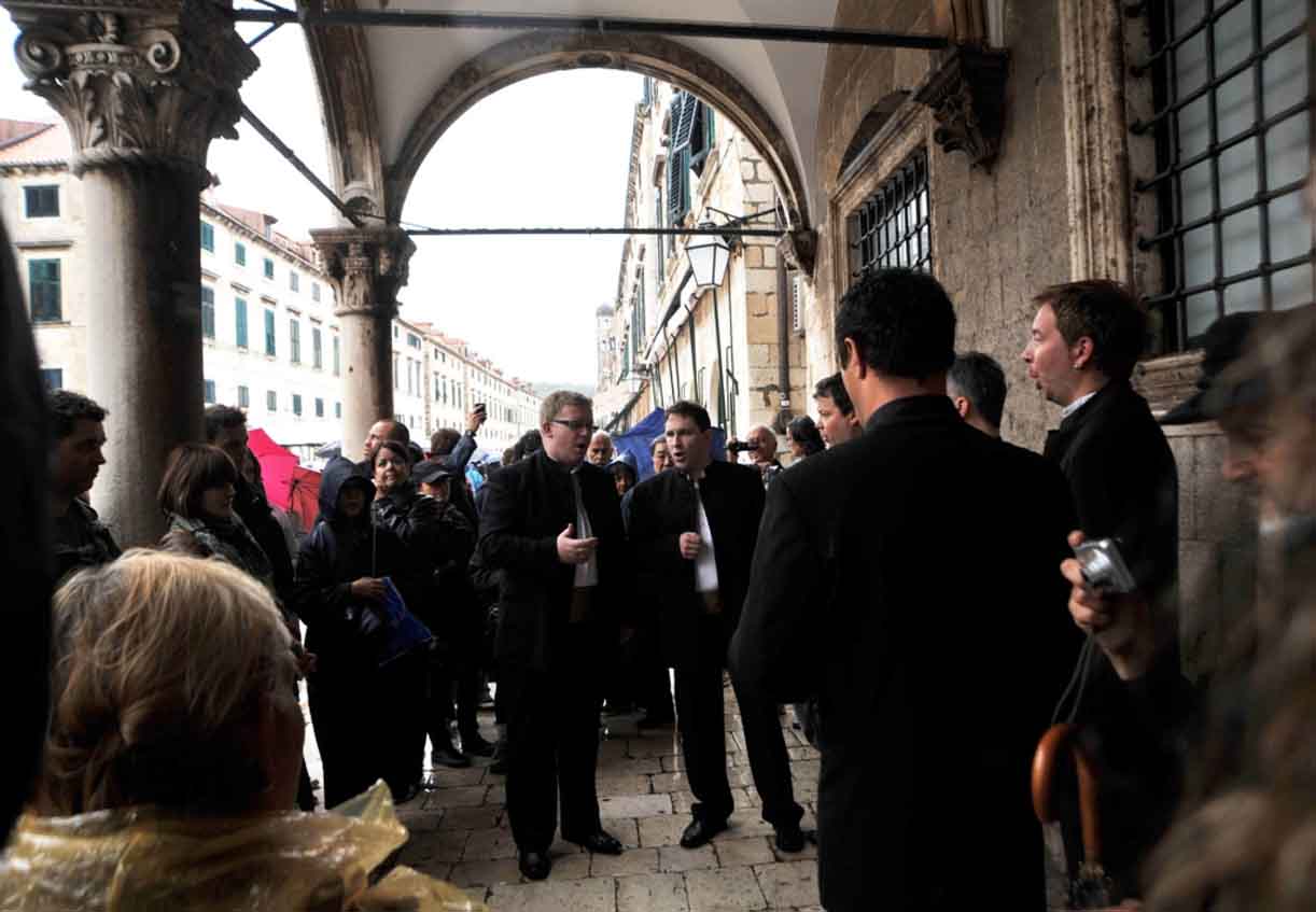 aklapela na stradunu- klapa pinguentum